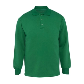 Polo Yaka 3 İplik Sweatshirt