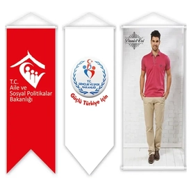 Kırlangıç Bayrak (Flama) -  50X150 cm 