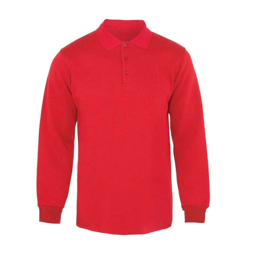9867-3-KRM-L Polo Yaka 3 İplik Sweatshirt