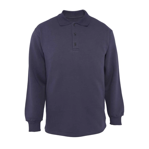 Polo Yaka 3 İplik Sweatshirt