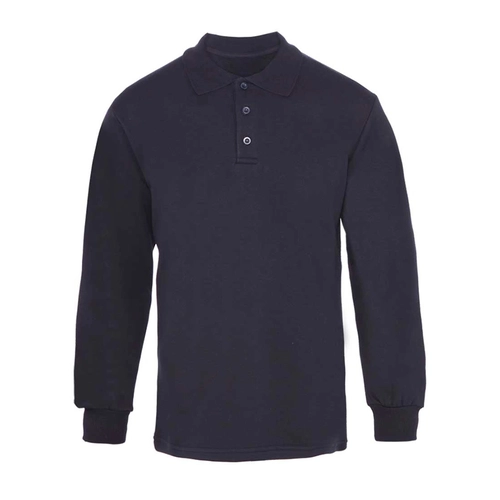 9867-3-SYH-3XL Polo Yaka 3 İplik Sweatshirt