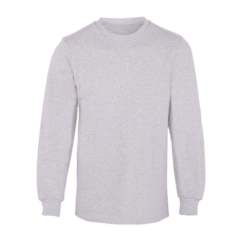 9866-3-GRI-L Bisiklet Yaka 3 İplik Sweatshirt