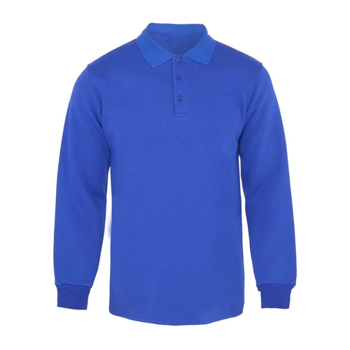 9867-3-SKS-3XL Polo Yaka 3 İplik Sweatshirt