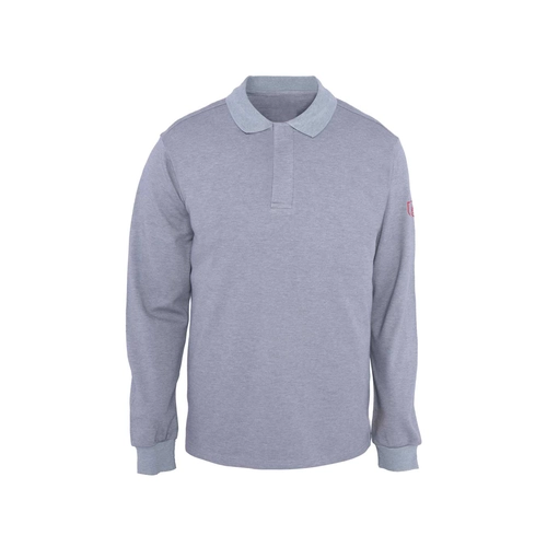 9735-GRI-3XL Alev Almaz Polo Yaka Sweatshirt