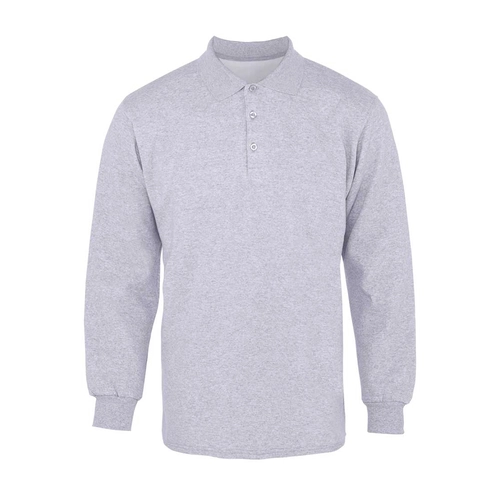 9867-GRI-S Polo Yaka 2 İplik Sweatshirt